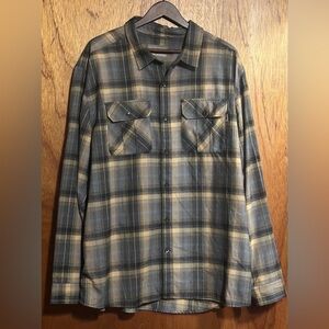 Royal Robbins Plaid Flannel Shirt XXL Like New